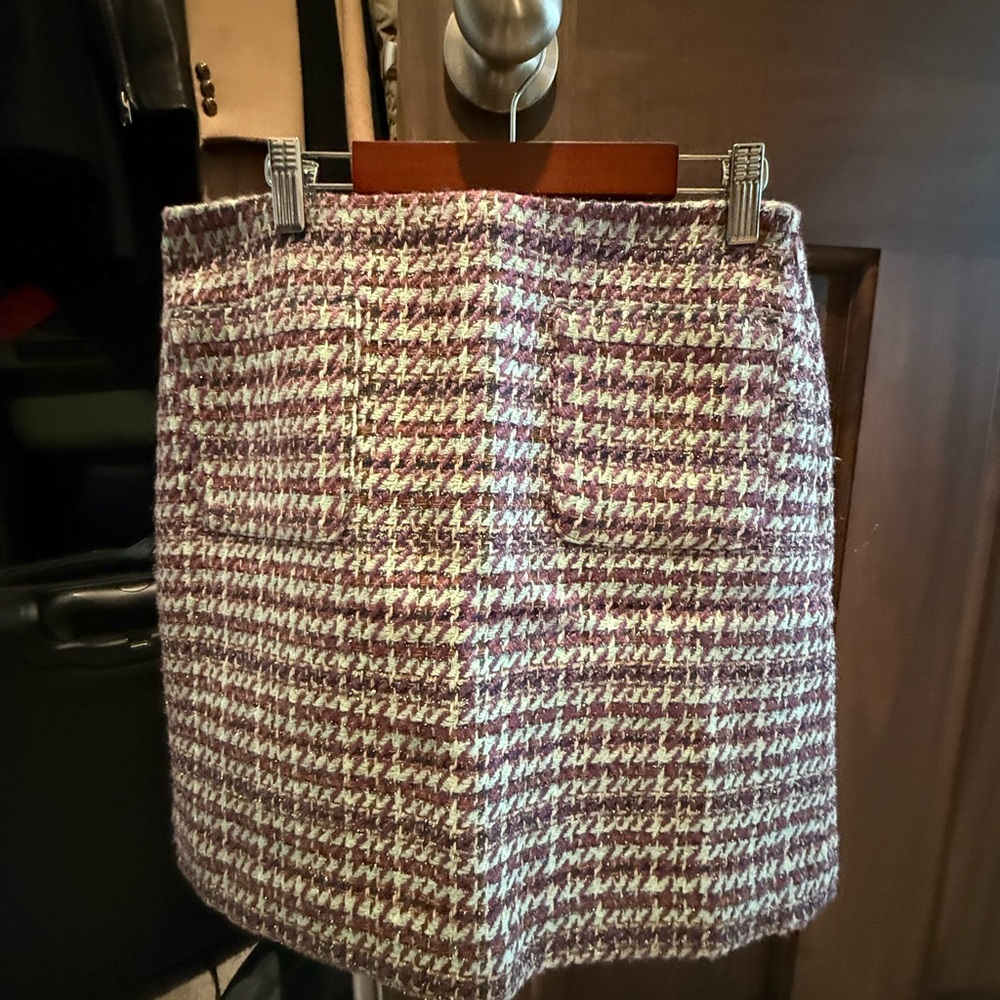 Loft tweed skirt
